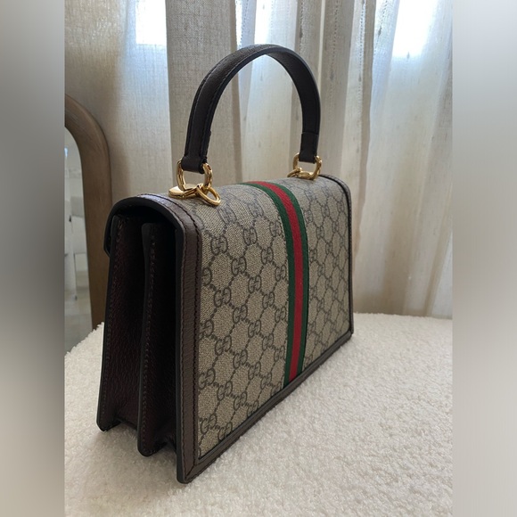 Gucci OPHIDIA GG Medium TOP HANDLE BAG - Picture 5 of 7